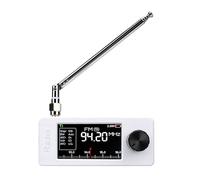 Spacnana Mini Radio Full Band Receiver with SI4732 DSP Chip, Supports LSB USB FM AM 1.9 Inch IPS Screen for Travel Hiking Camping Shortwave Listening for Radio Enthusiasts
