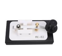 Spacnana Morse Code Key Manual CW Telegraph Key, 3D Printed ABS Shell 6061 Aluminum Alloy Main Beam Stainless Steel Copper Accessories with 3.5mm Audio Plug M4 Screw Base for Shortwave