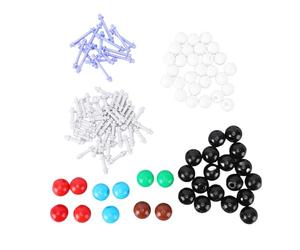 Spacnana Organic Chemistry Molecular Model Kit 57 Atoms and 56 Links Color Coded Atoms for Ball and Stick Modeling Set for Students From 7th Grade to Graduate Level