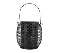 Spacnana Outdoor Solar Hanging Lantern Lights, Metal LED Decorative Light with Hollowed Design for Garden Patio Courtyard, IP65, Auto On Off, 8 Hours Working Time