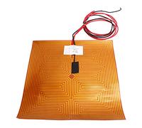 Spacnana PI Heating Pad, Polyimide Heating Film 300 X 300mm, Adhesive 3D Printer Heater, Fast Replacement Pad for 3D Printer Film Repair and Parts Upgrade (DC12V 400W)