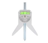 Spacnana Pipe Center Finder, 4 Inch Y Shaped Base Adjustable Dial Bubble Protractor Pipe Marker Tool with Inch Scale for Installers and Welders