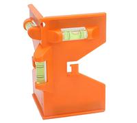Spacnana Pipe Post Leveler 90 Degree Magnetic Post Level Meter Fence Level Tool with 3 Easy Read Vials for Pipe Wood Column Installation