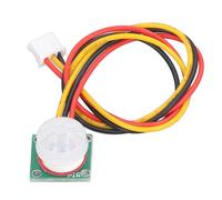 Spacnana PIR IR Pyroelectric Sensor, PVC Infrared Human Motion Detector Module, DC 3.3V to 5V High Low Output 120 Degree 1 to 2m Range with Cable for Automation