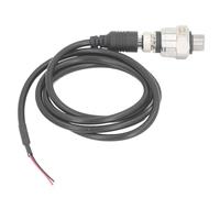 Spacnana Pressure Transducer Sensor, Stainless Steel 0-2.5Mpa Pressure Sender with Aviation Plug, Ideal for Oil Gas Water Air Systems