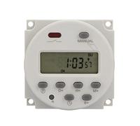Spacnana Programmable Switch, Electronic Contro Timer 5VA with Digital Display Suitable for Street Lamps,N 168h Time Setting (5V DC)