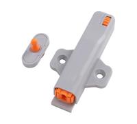 Spacnana Push to Open Latch 10 Pcs Heavy Duty 40N Spring ABS | Non-magnetic Touch Catch, Mechanical Buckle for RV, Kitchen, Wardrobe Cabinets, Adjustable 0-6mm, Adhesive Mounting
