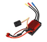Spacnana RC Brushless Sensor ESC, 35A Electronic Speed Controller with Multi Protection for 1/10 RC Trucks Buggies, Programmable Card Port