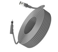 Spacnana Rectangular Satellite Replacement Cable, Rubber and Copper, Stable Internet Connection, 30FT for Gen 2 Dish Antenna Users (#2)