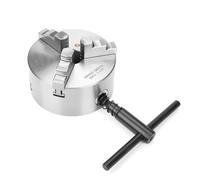 Spacnana Reliable 125mm 3-Jaw Lathe Chuck, Big Clamping Range, Compact Design, Self Centering, Ensures Accuracy with High Centering, for Woodworking