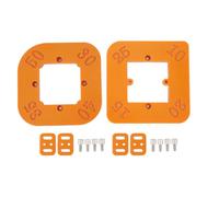 Spacnana Round Corner Template, Woodworking Corner Routing Cutting Tool with Locating System for R10 R15 R20 R25 R30 R35 R40 R50