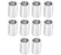 Spacnana Round Round Package of Exact Aluminum Alloy Extraction for Structural Purposes, 10 Mm 8 Mm Outer Diameter Interval Accessories for Column and Shoulder Installation (12mm long)