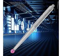 Spacnana Ruby Head, Tungsten Steel Indicator Needle for Dovetail Rails Dial, 1.6mm Probe for Precision Measurement (M1.6*L36.8*D2.0 ruby head)