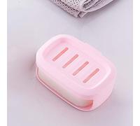 Spacnana Seifkiste Hangs on Board The Removable, Self -Rated, Easily Container for Gym and Camping, PS + Sponge Scouring Cushion, Available in Apricots, White, Pink Available (Pink)