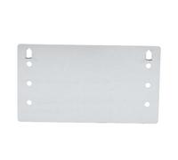 Spacnana Self Nailing Stud Guard, 8x5in Galvanized Steel Pipe Protector for Electrical and Plumbing with Rust Proof Nail Stop