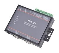 Spacnana Server, Dual Serial Port to Ethernet RS232, 5-36VDC Serial Server with Compact Size for Networking Applications