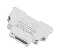 Spacnana Single Phase Electric Meter 5 to 32A Din Rail Energy Meter LCD Display with S0 Pulse Output Level 1 Accuracy for Indoor Fixed Installation Electric Usage Monitoring