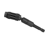Spacnana Six -songworthy Screw Spacer Sleeve/Shaft Extender for Narrow Rooms, Construction of Durable Chromed Steel, Universal Adjustment (All Black)