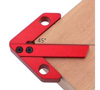 Spacnana Small Center Finder Woodworking Gauge, 45/90 Degree | Precision aluminum alloy scriber, disc shaft center marking, right angle measurement tool, carpenter layout aid
