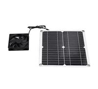 Spacnana Solar Panel Fan Kit, Monocrystalline Silicon, 12W USB Solar Powered Fan with Lightweight Design for Outdoor Cooling and Home Use