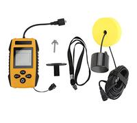 Spacnana Sonar Fish Finder, ABS Wired Depth Finder with LCD Backlight, 45 Degree Beam, 2 to 328 Ft Range, Portable Fish Detector for Boat Kayak Dock Saltwater Fishing