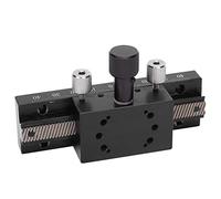 Spacnana Spacnana Sliding Stage, Aluminum Alloy Manual Trimming Linear Stage for Precision Equipment, 40mm Motion Capacity for Testing and Production Use