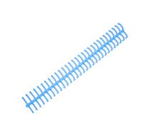 Spacnana Spiral Binding Coil, Premium Plastic Comb for 130 Sheets, 16mm Inner Diameter for Office/Classroom Use (Blue)