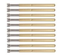Spacnana Spring Test Probe P125-Q 100Pcs Brass Loaded Contact Pins 4 Claw Head 2mm with Accurate Machining for Solder Joints and Pads