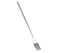 Spacnana Stainless Steel Dinner Fork, Extendable Telescopic Long Handle BBQ Fork for Dessert Fruit Vegetables, with Adjustable Length 22 64cm