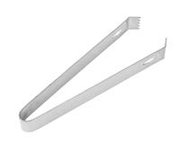 Spacnana Stainless Steel Ice Tongs, Thickened Cocktail Sugar Cube Tongs with Slim Design for Bar, Kitchen, Food Handling (Mirror Reflection)