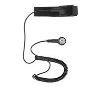 Spacnana Static Proof Wrist Strap, Adjustable Elastic Buckle, Ground Wire, Long Spiral Cord, Human Body Static Protection, Electronic Work Safety with Comfortable Design, for PC Build (Black)