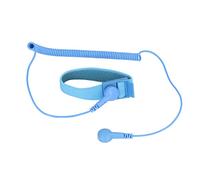 Spacnana Static Proof Wrist Strap, Adjustable Elastic Buckle, Ground Wire, Long Spiral Cord, Human Body Static Protection, Electronic Work Safety with Comfortable Design, for PC Build (Blue)