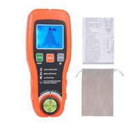 Spacnana Stud Finder, 5 in 1 Wall Scanner with Intelligent Chip and Backlit LCD Display, for Detecting Wood Metal AC Wires Pipes Joists Behind Walls (Orange)