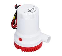 Spacnana Submersible Bilge Pump 1500GPH 2000GPH 12V Low Noise with Impact Resistant ABS Housing for Boat Pond Dewatering Sewage (DC12V 2000GPH)