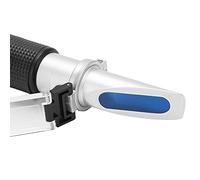 Spacnana Syrup Refillable Refractometer Tester 28-62% Range 0.20% Accuracy with Aluminum Alloy Body and Non-Slip Rubber Sleeve for Honey Sugar Content in Fruits Beverages Food Industry