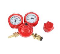 Spacnana Tank LPG Gas Pressure Meter, Soft Rubber Dial, Adjustable Gas Regulator Knob, 1.6 MPA Input for Welding, Cutting, Electronics Usage