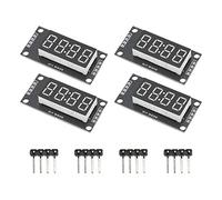 Spacnana TM1637 Unit Chip 4 -Digit 7 Digital SémentoSiegeModule Easy to Install 4 Units for Home Automation Systems (Green MRA110J)