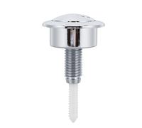 Spacnana Toilet Tank Button Replacement, for Siamp Optima 49 (ABS 2) | Dual Flush Actuator, 48mm Diameter, 39 to 42mm Opening, ABS Plastic, for Twyford CF1003CP Bathroom Home Use