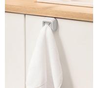 Spacnana Towel Hook Holder, Plastic Wall Mounted Bathroom Towel Rack Push Hook, Ideal for Kitchen Organization