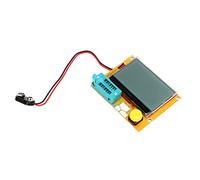 Spacnana Transistor Tester, PCB LCD Transistor Tester Meter with 12864 Display, Tests Resistance Capacitance Inductance Diode Triode Thyristor MOS, for Electronics Repair Hobbyists
