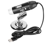 Spacnana TTE01502 Microscope, Portable USB Digital Magnifier, 8 LED Lights, Compatible with 7 10 OS X 10.13 and Higher for Engineers and Students