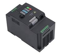 Spacnana Variable Frequency Drive 380V 3 Phase Mini VFD 4KW PC Aluminum 0 to 400Hz Output IP20 Motor Governor for Industrial Equipment Pumps Fans Compressors