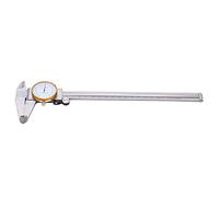 Spacnana Vernier Caliper Metre, Dial Caliper 0-200mm Steel Measuring Tool, with Clear Scales, Raised Sliding Surface, for Measuring Rule