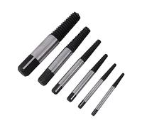 Spacnana Versatile 12 Pcs Screw Extractor Set, Steel Broken Nut Remover Tools with Drills for Home Use, Fits Bolts from 4mm to 25mm