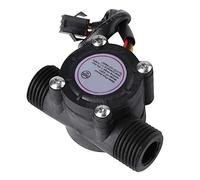 Spacnana Water Flow Meter G1/2 DN15 Hall Effect Flow Sensor 1-30L/min with Stainless Steel Shaft and Mechanical Seal for Water Heater Detection