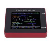Spacnana WiFi Analyzer WiFi Signal Scanner Frequency Detector with 2.4 Inch TFT Color Display and 750mAh Battery for Signal Optimization and Channel Selection
