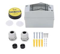 Spacnana WIFI Time Switch Smart Circuit Breaker 2P 40A Programmable Digital Remote Control with Tuya APP for Smart Home Automation