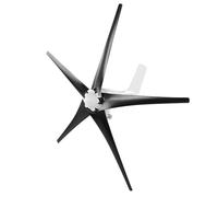 Spacnana Wind Generator, 1200W Durable Nylon Fiber Small Wind Turbines, 5 Vane/Wing Design for Industrial Equipment (24V)