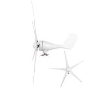 Spacnana Wind Generator, 1200W Durable Nylon Fiber Small Wind Turbines, 5 Vane/Wing Design for Industrial Equipment (12V)