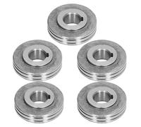 Spacnana Wire Feed Drive Roller 5Pcs Bearing Steel Wire Roll Wheels for Welders with 1.0-1.2mm Grooves 12mm Inner Diameter 35mm Outer Diameter